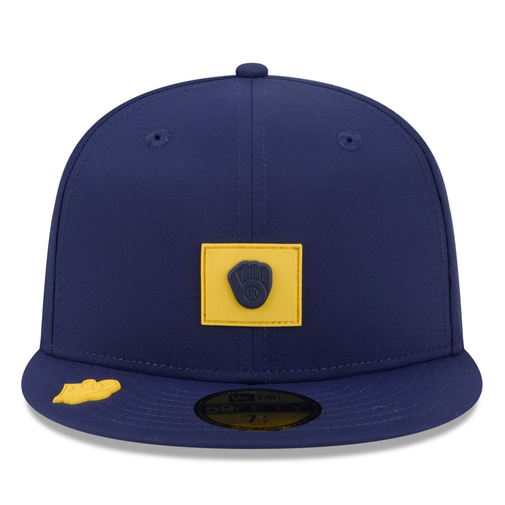 Milwaukee Brewers 2026 Clubhouse 59FIFTY Fitted Hat Navy | New Era