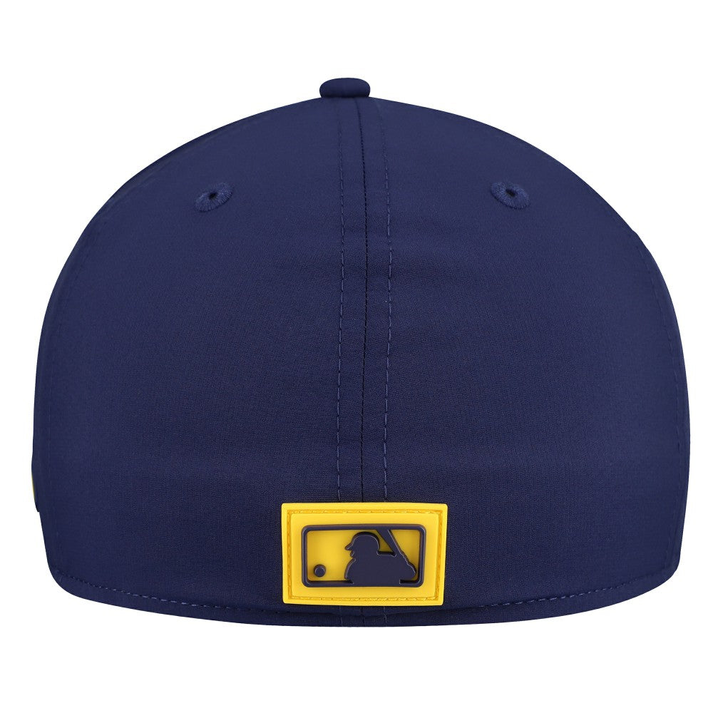 Milwaukee Brewers 2026 Clubhouse Alternate 59FIFTY Fitted Hat Navy | New Era