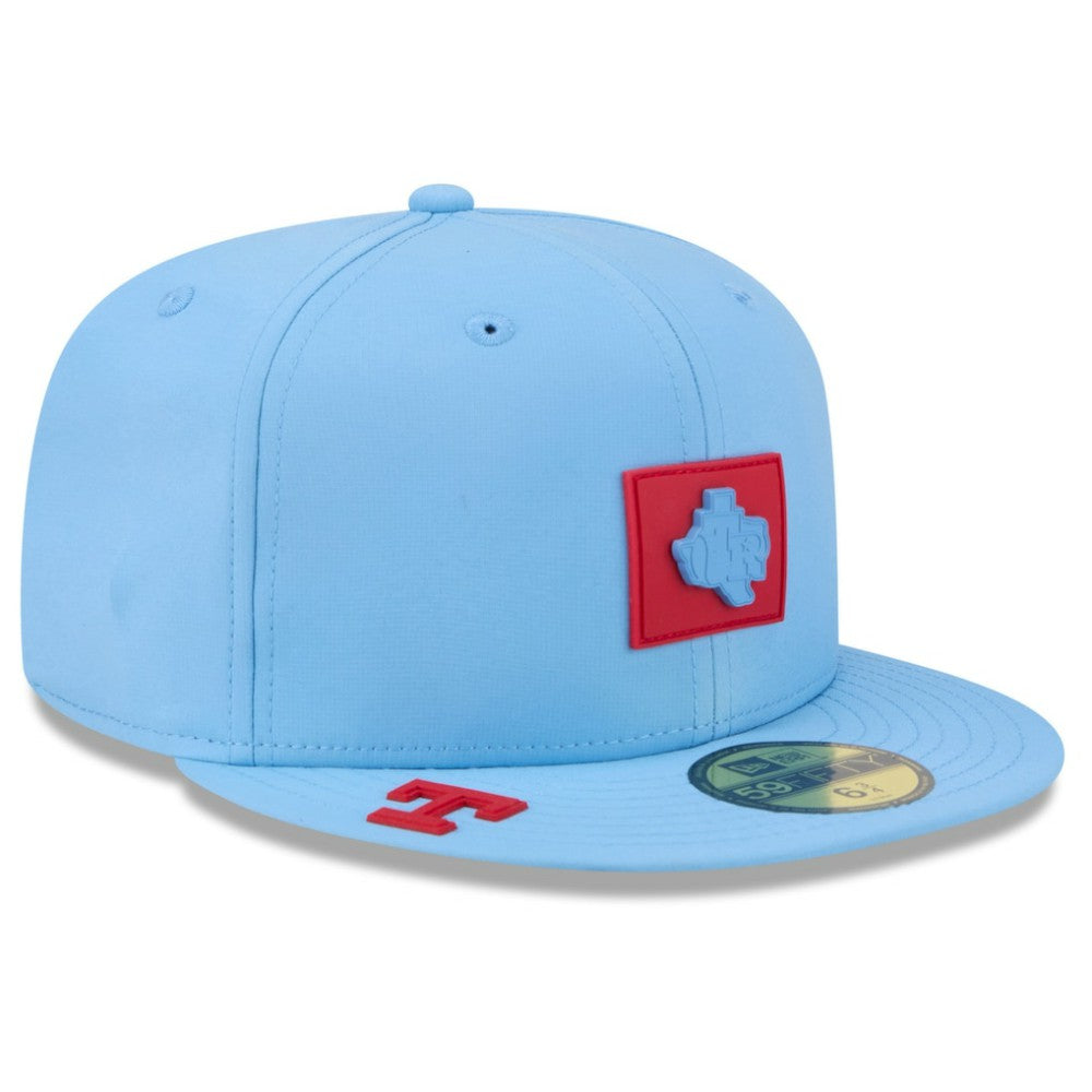 Texas Rangers 2026 Clubhouse Alternate 59FIFTY Fitted Hat Light Blue | New Era