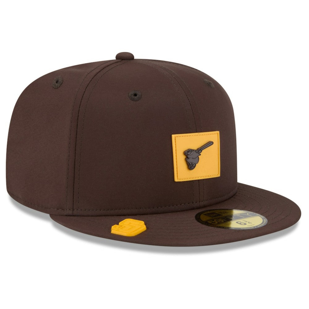 San Diego Padres 2026 Clubhouse Alternate 59FIFTY Fitted Hat Brown | New Era