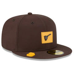 San Diego Padres 2026 Clubhouse Alternate 59FIFTY Fitted Hat Brown | New Era
