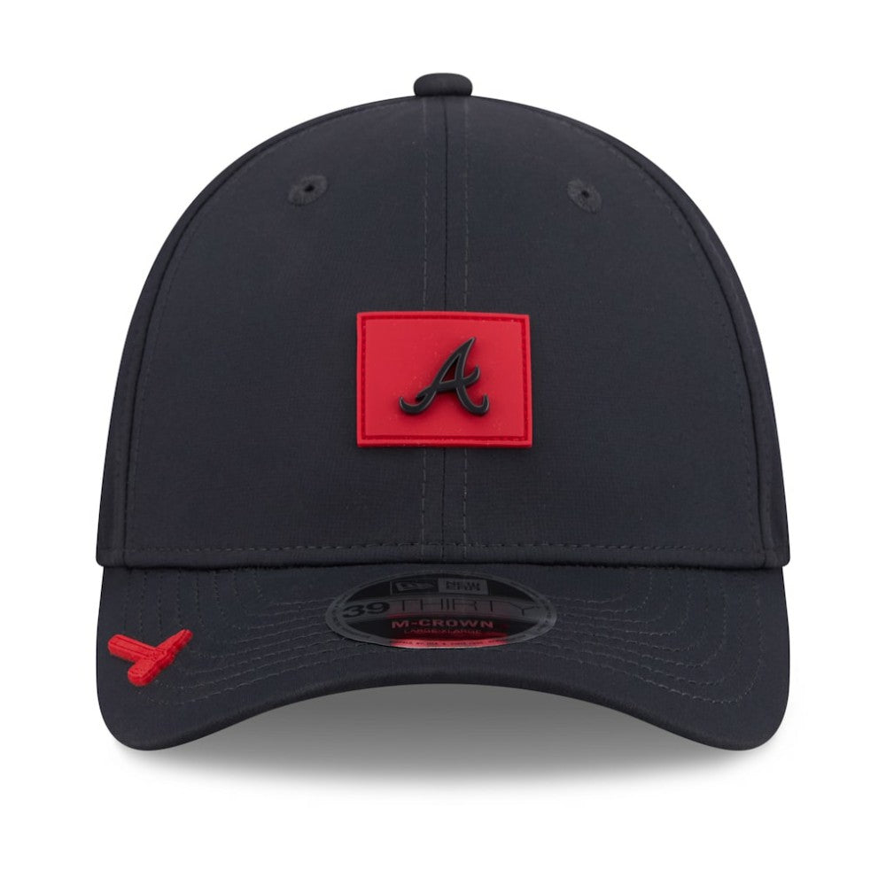Atlanta Braves 2026 Clubhouse M-Crown 39THIRTY Flex Hat Navy | New Era
