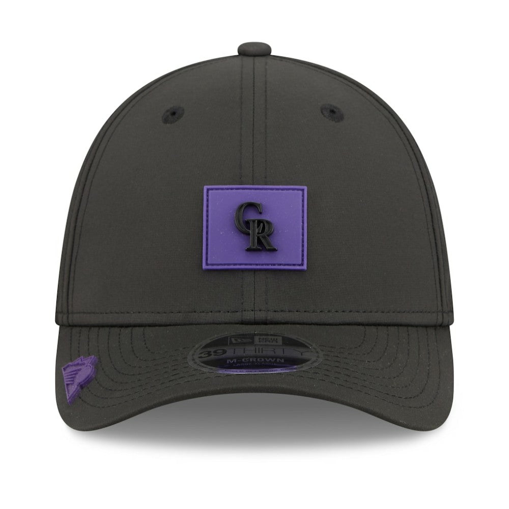 Colorado Rockies 2026 Clubhouse M-Crown 39THIRTY Flex Hat Black | New Era