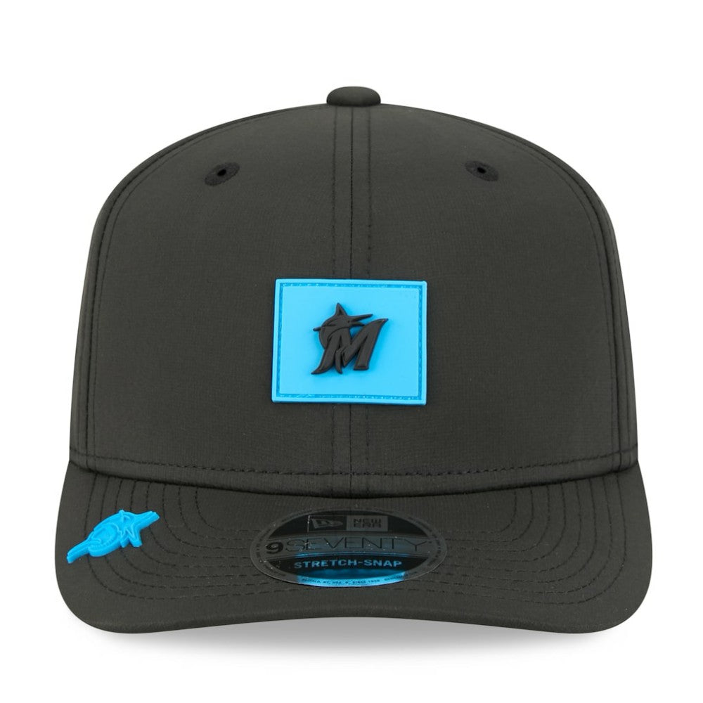 Miami Marlins 2026 Clubhouse 9SEVENTY Adjustable Hat Black | New Era