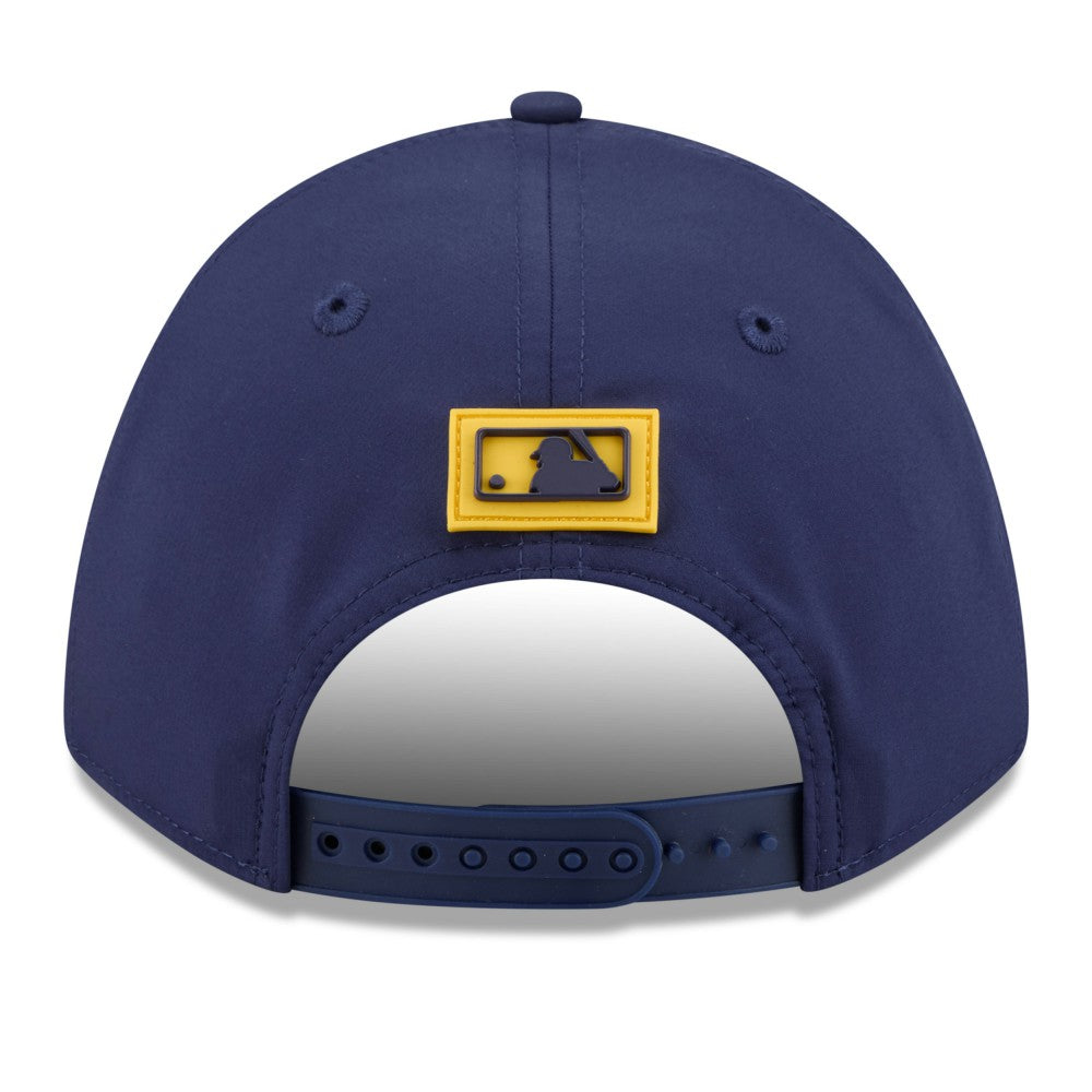 Milwaukee Brewers 2026 Clubhouse 9FORTY A-Frame Adjustable Hat Navy | New Era