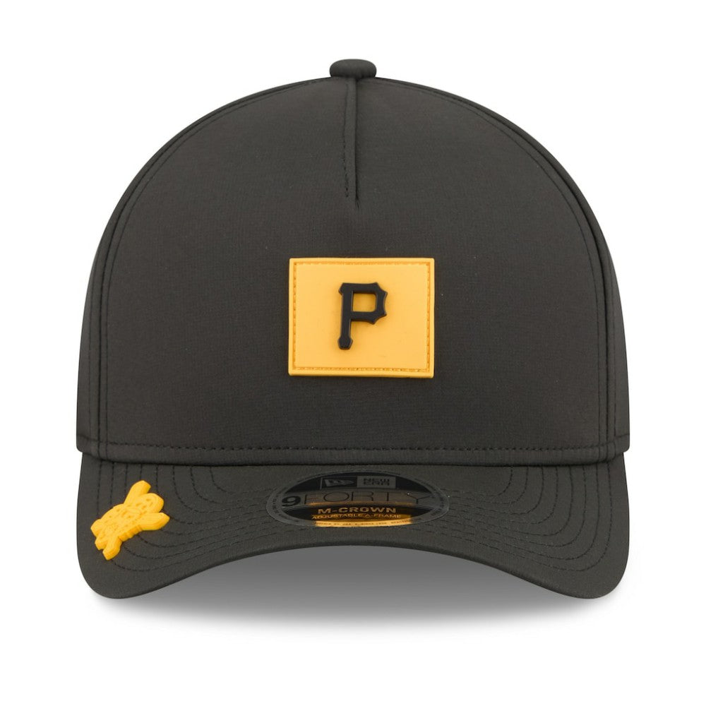 Pittsburgh Pirates 2026 Clubhouse 9FORTY A-Frame Adjustable Hat Black | New Era