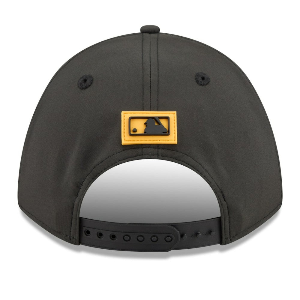 Pittsburgh Pirates 2026 Clubhouse 9FORTY A-Frame Adjustable Hat Black | New Era