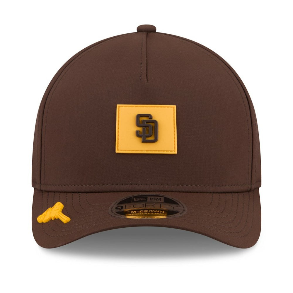 San Diego Padres 2026 Clubhouse 9FORTY A-Frame Adjustable Hat Brown | New Era