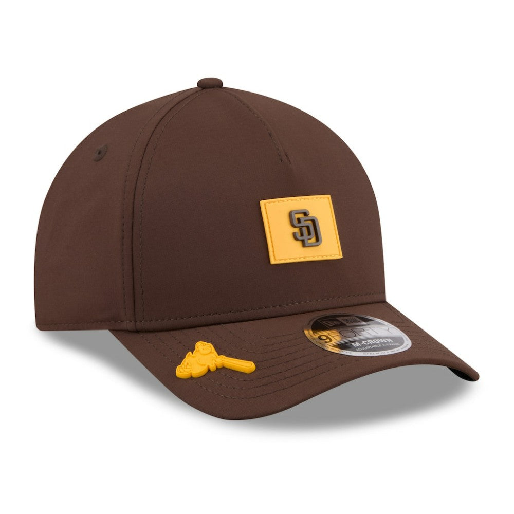 San Diego Padres 2026 Clubhouse 9FORTY A-Frame Adjustable Hat Brown | New Era