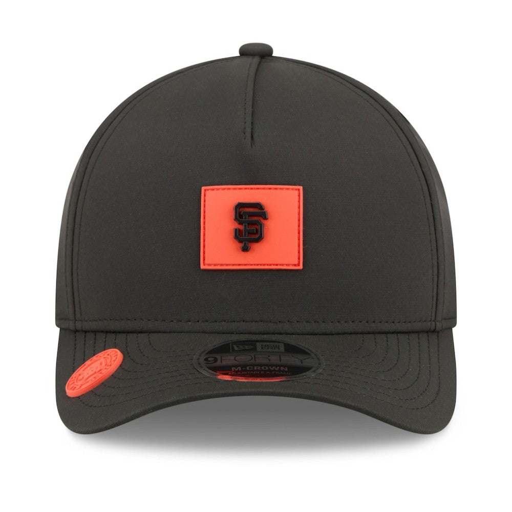 San Francisco Giants 2026 Clubhouse 9FORTY A-Frame Adjustable Hat Black | New Era