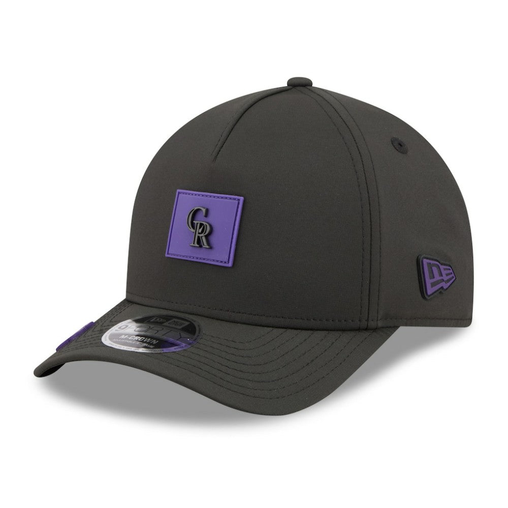 Colorado Rockies 2026 Clubhouse 9FORTY A-Frame Adjustable Hat Black | New Era