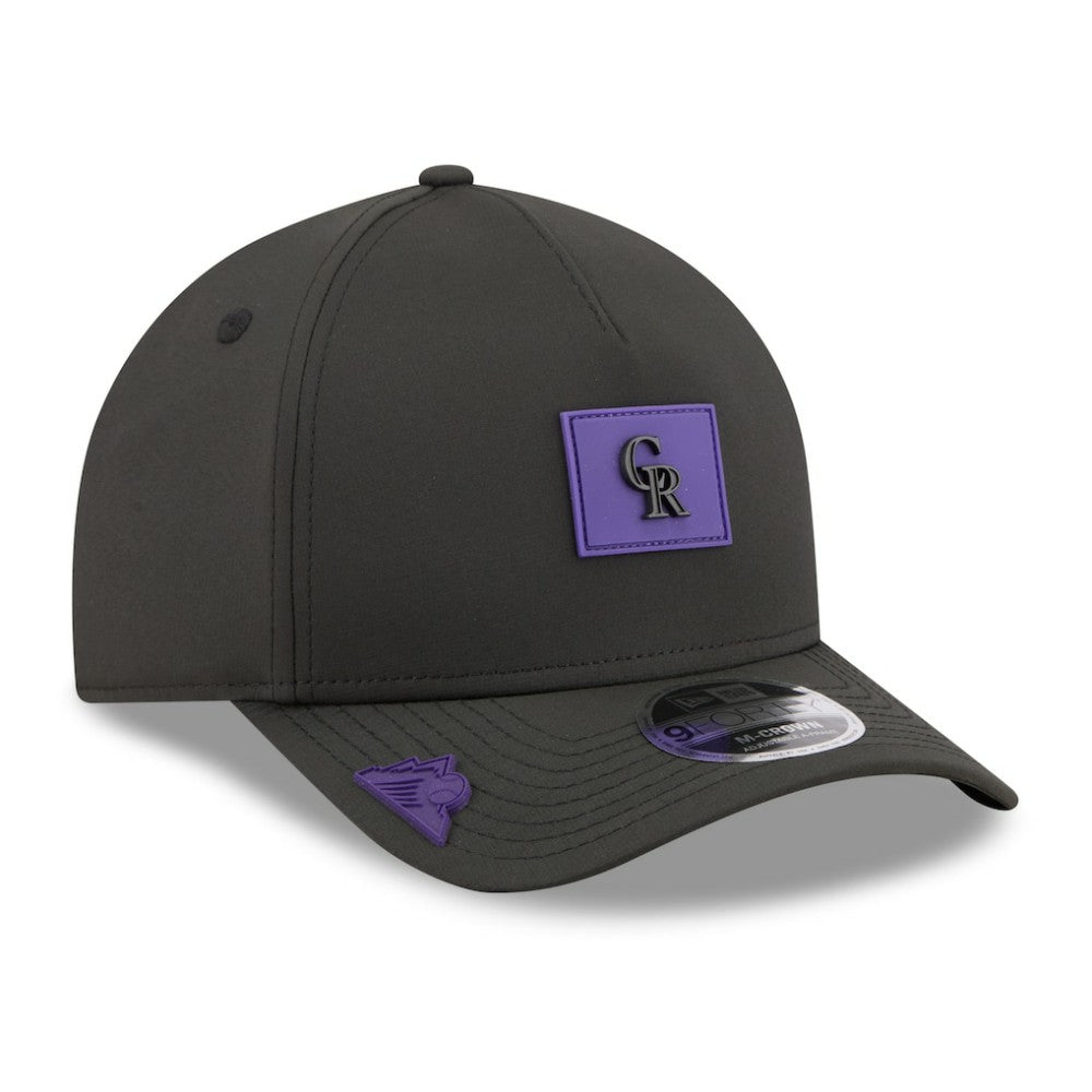 Colorado Rockies 2026 Clubhouse 9FORTY A-Frame Adjustable Hat Black | New Era