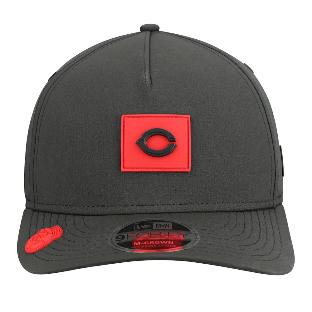 Cincinnati Reds 2026 Clubhouse 9FORTY A-Frame Adjustable Hat Black | New Era