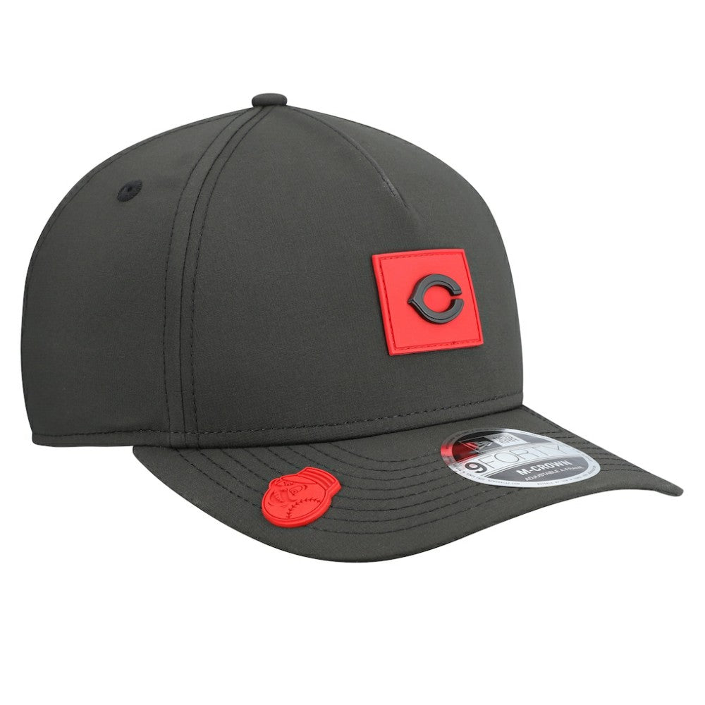 Cincinnati Reds 2026 Clubhouse 9FORTY A-Frame Adjustable Hat Black | New Era