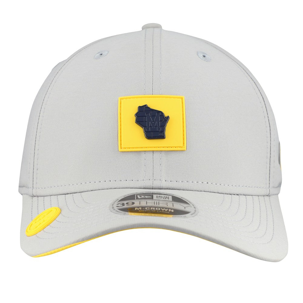 Milwaukee Brewers 2026 Clubhouse Alternate 39THIRTY Flex Hat Gray | New Era