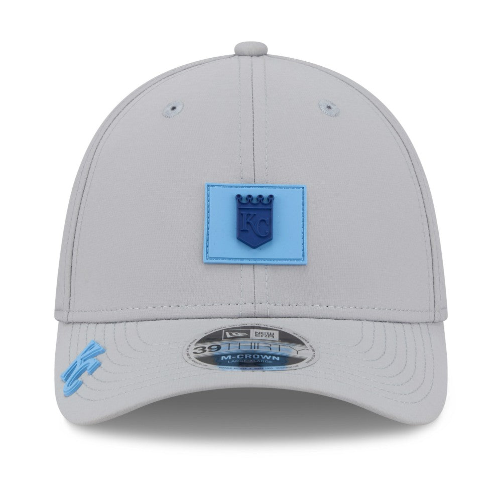 Kansas City Royals 2026 Clubhouse Alternate 39THIRTY Flex Hat Gray | New Era