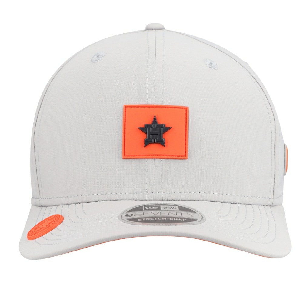 Houston Astros 2026 Clubhouse 9SEVENTY Adjustable Hat Gray | New Era
