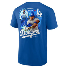 Mookie Betts Los Angeles Dodgers Anime Graphic T-Shirt Royal