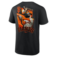Jung Hoo Lee San Francisco Giants Anime Graphic T-Shirt Black