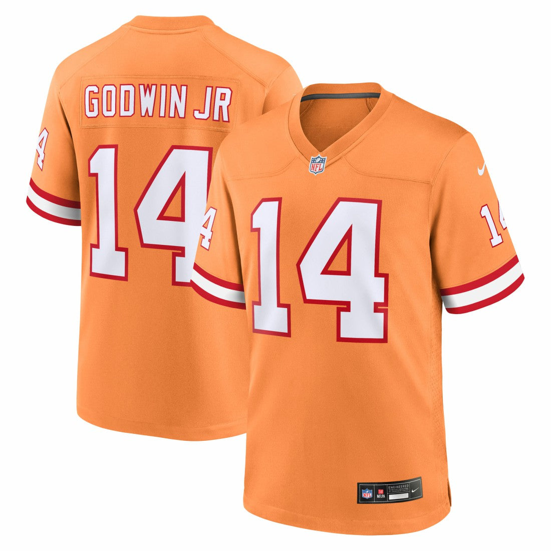 Chris Godwin Jr. Tampa Bay Buccaneers Alternate Game Player Jersey - Orange