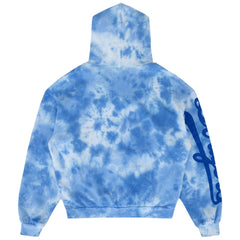 Los Angeles Dodgers Aviator Nation x MLB Unisex Tie-Dye Tri-Blend Hoodie Light Blue