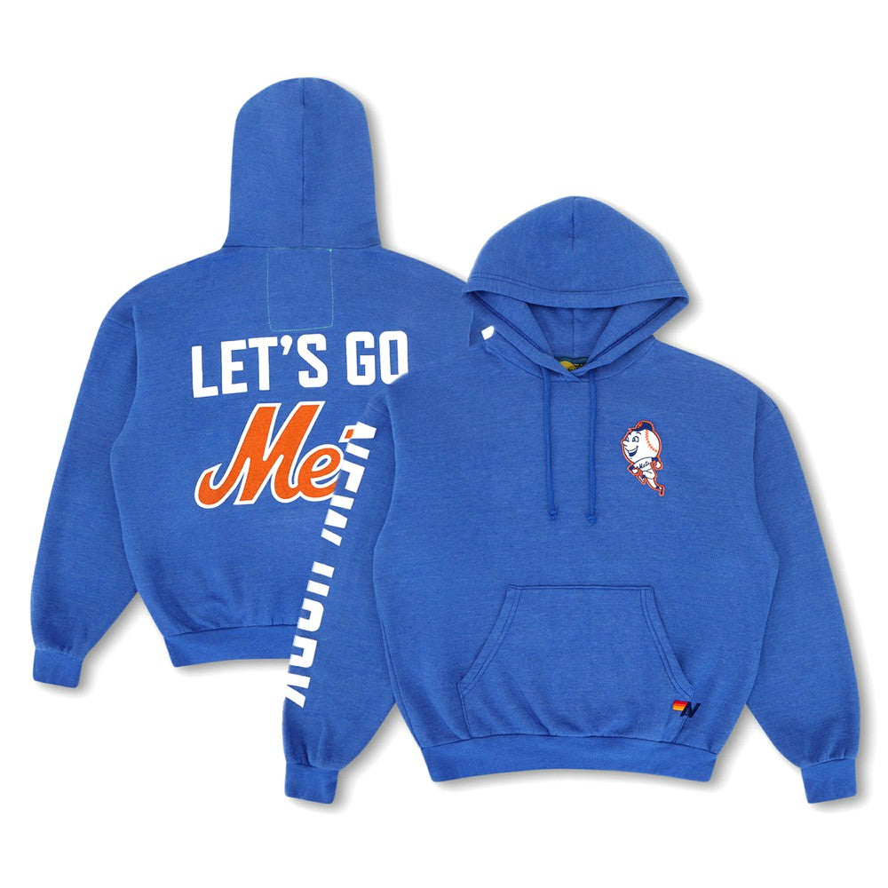 New York Mets Aviator Nation x MLB Unisex Relaxed Tri-Blend Hoodie Royal