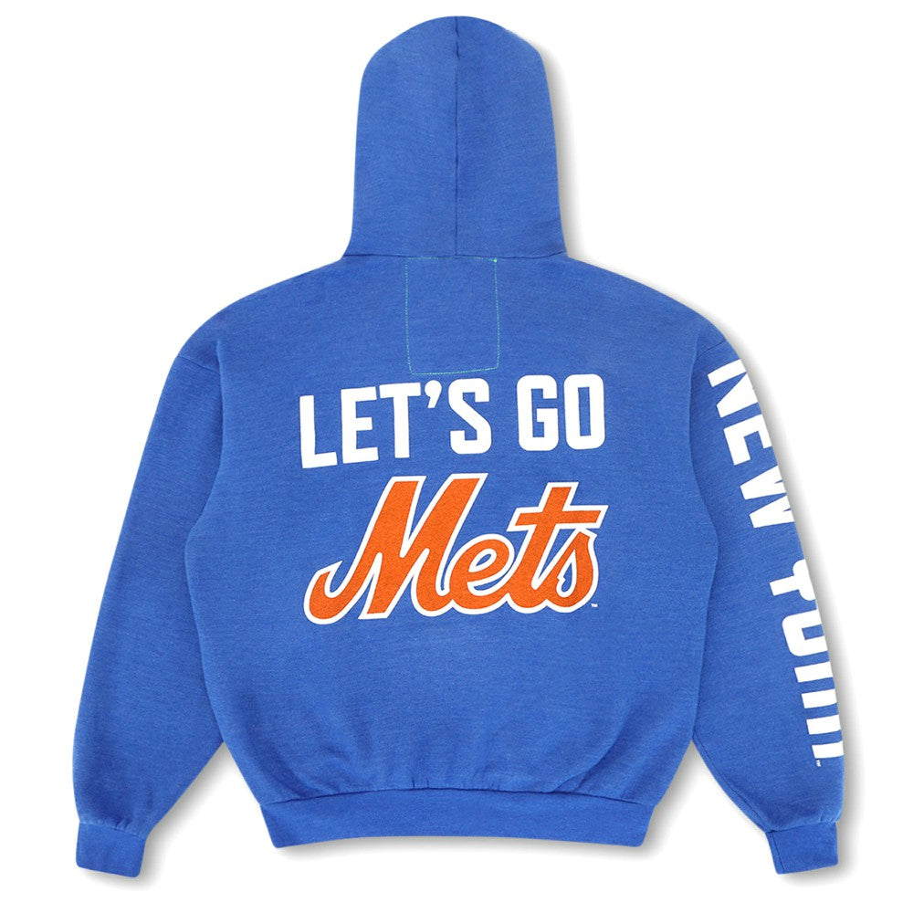 New York Mets Aviator Nation x MLB Unisex Relaxed Tri-Blend Hoodie Royal