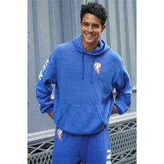 New York Mets Aviator Nation x MLB Unisex Relaxed Tri-Blend Hoodie Royal
