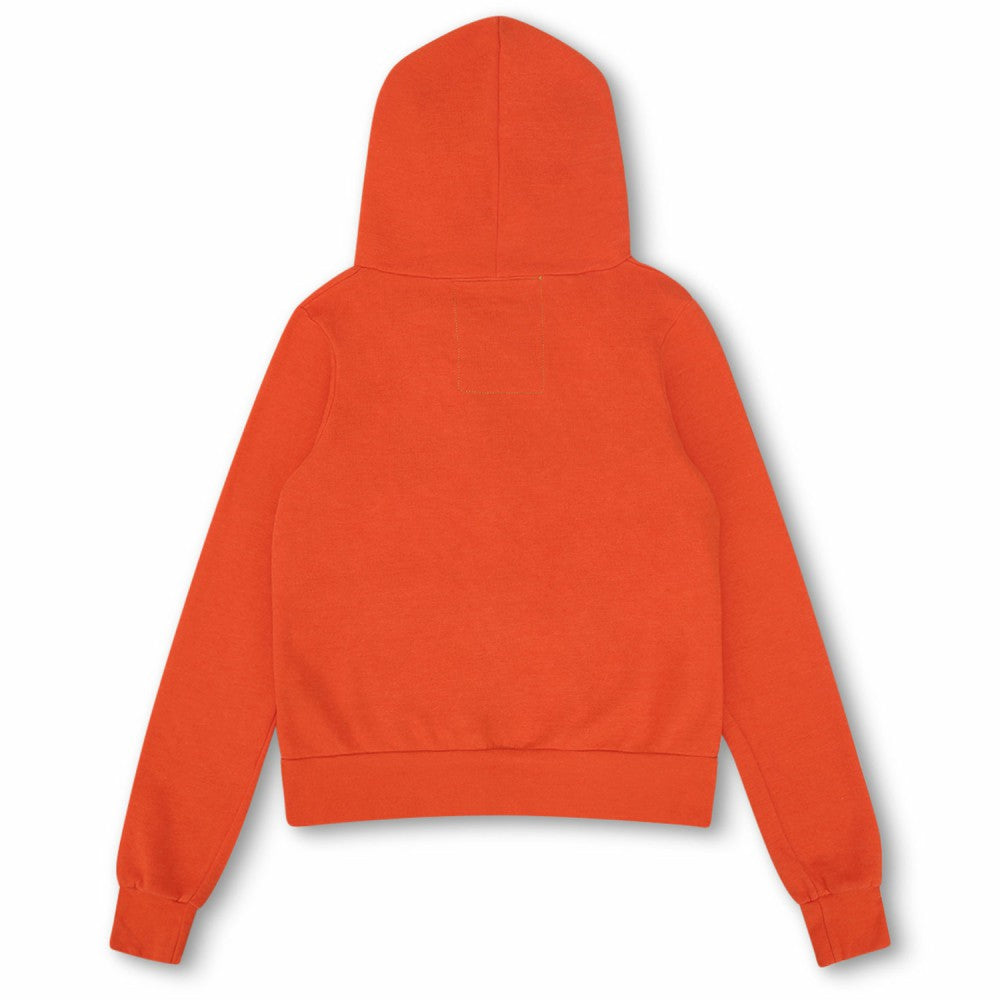 New York Mets Aviator Nation x MLB Unisex Five-Stripe Tri-Blend Full-Zip Hoodie Orange