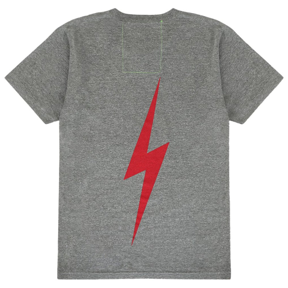 Philadelphia Phillies Aviator Nation x MLB Unisex Bolt Tri-Blend T-Shirt Heather Gray