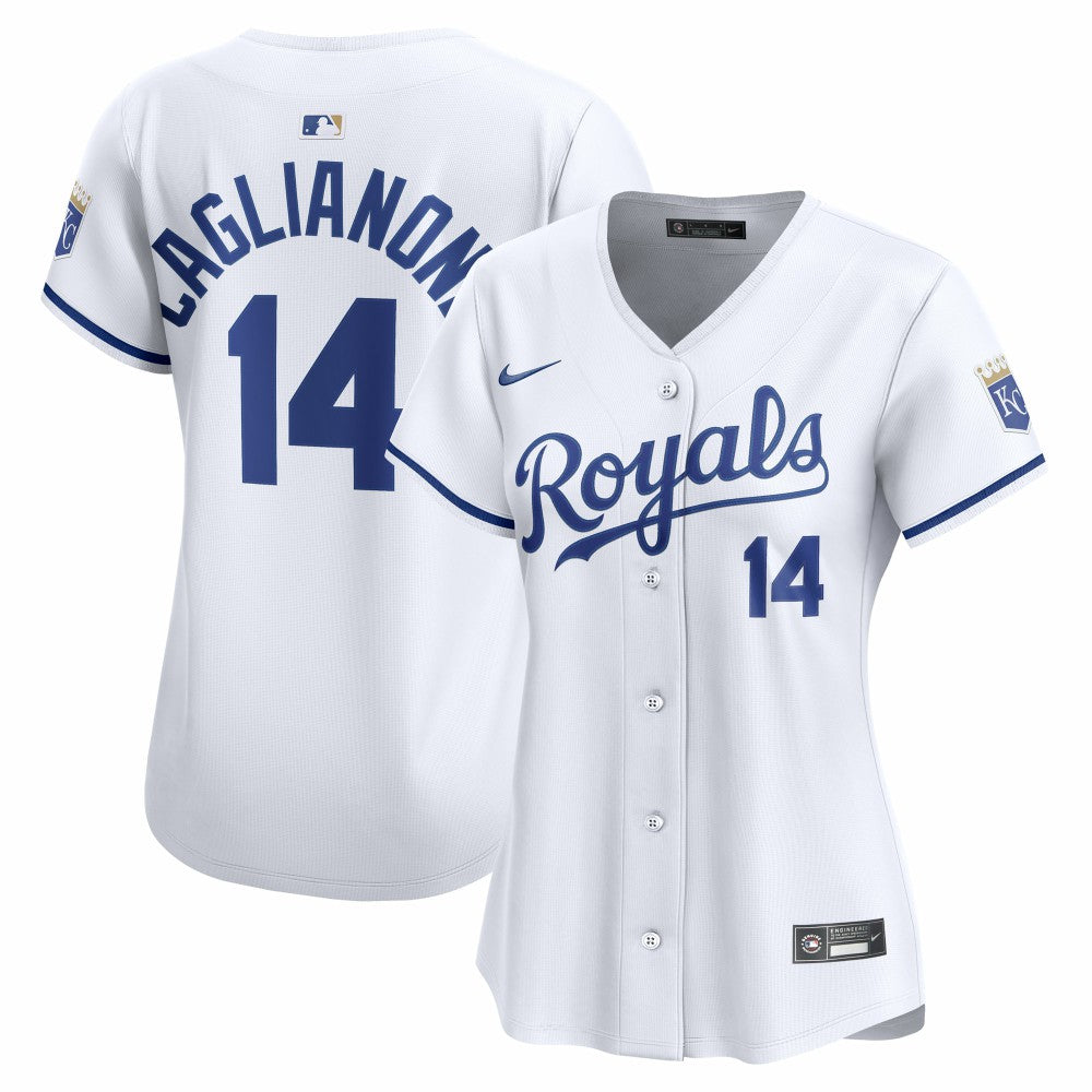 Jac Caglianone Kansas City Royals Women's Home Limited Player Jersey White | Nike
