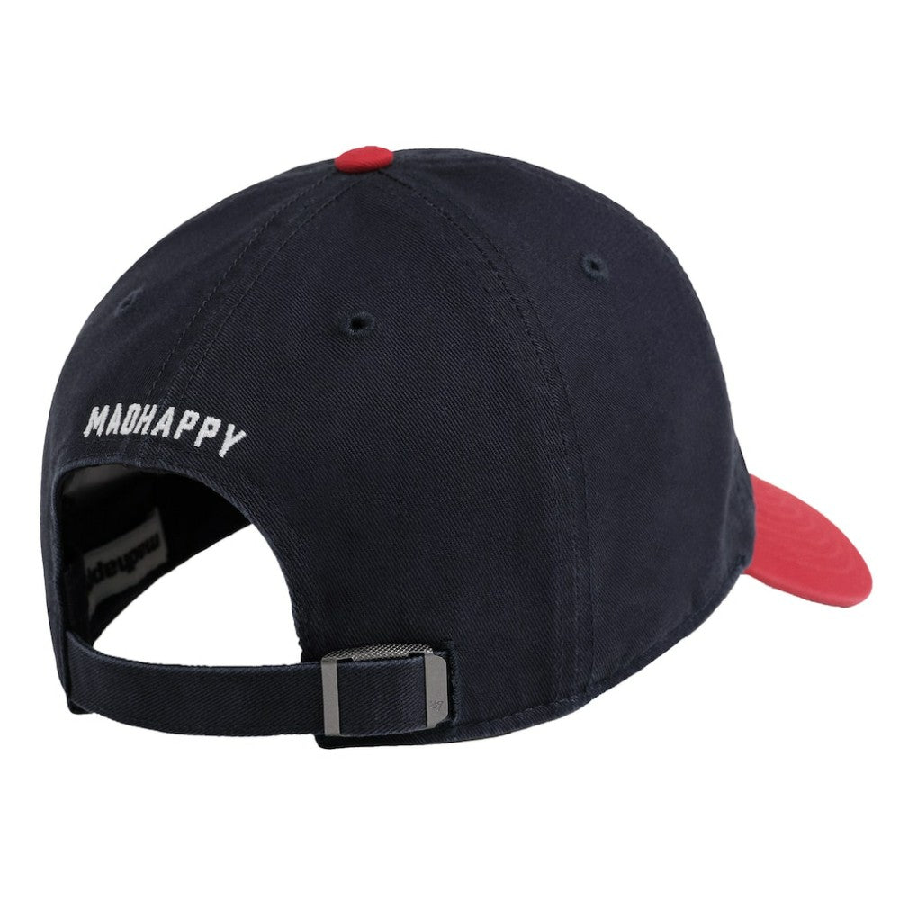 Atlanta Braves Madhappy x MLB Unisex Dad Adjustable Hat Navy/Red
