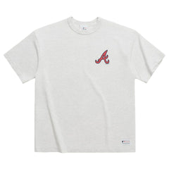 Atlanta Braves Madhappy x MLB Unisex Heavyweight T-Shirt Heather Gray