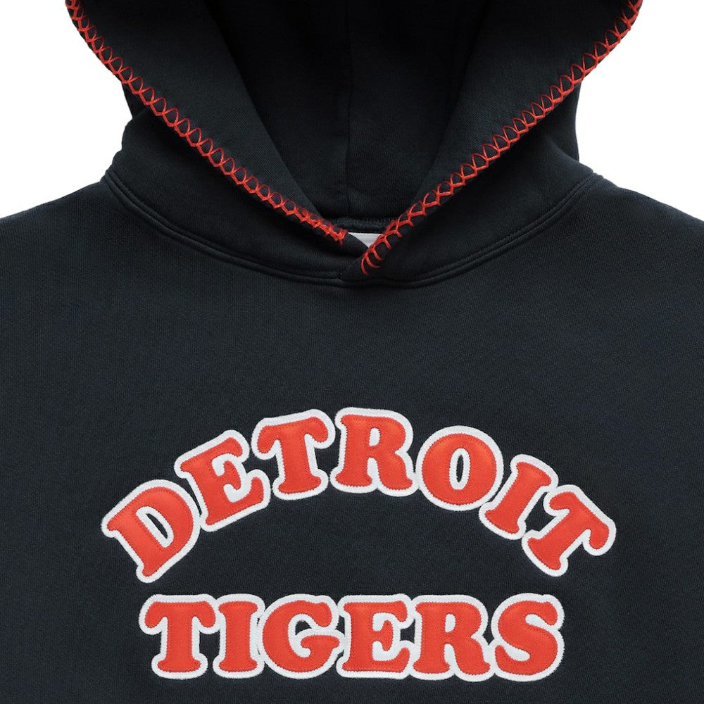 Detroit Tigers Madhappy x MLB Unisex Heavyweight Fleece Pullover Hoodie Navy