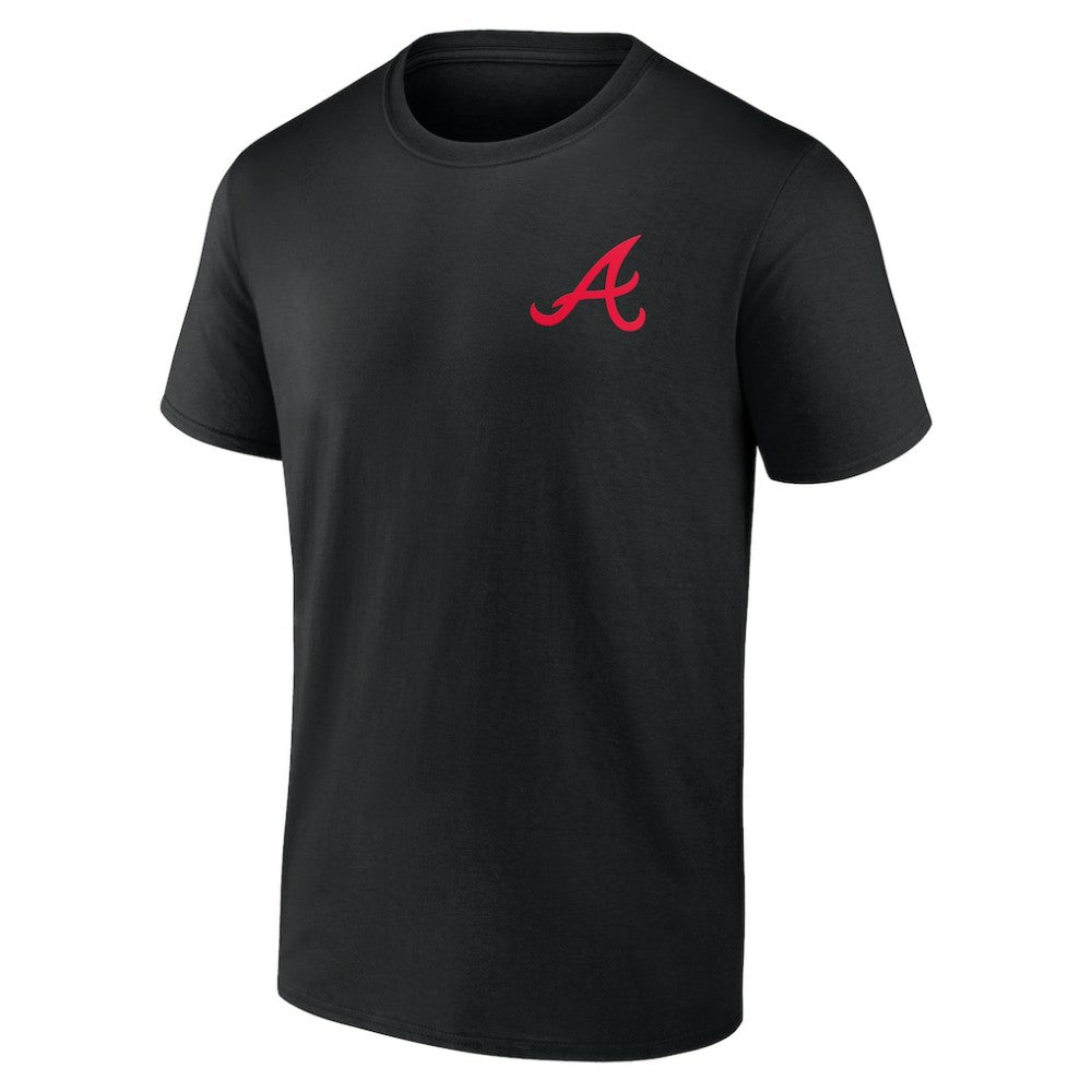 Atlanta Braves Stranger Things Graphic T-Shirt Black