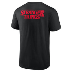 Detroit Tigers Stranger Things Logo Lockup T-Shirt Black