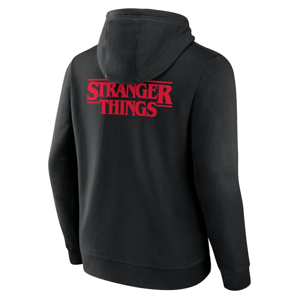 Milwaukee Brewers Stranger Things Logo Lockup Pullover Hoodie Black