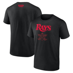 Tampa Bay Rays Stranger Things Demogorgan T-Shirt Black