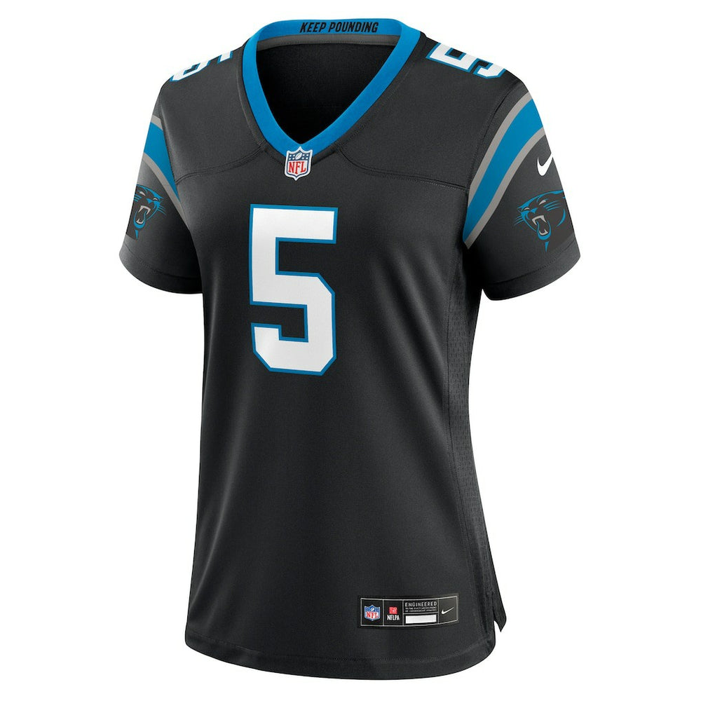 Rico Dowdle Carolina Panthers Women's Team Game Jersey - Black