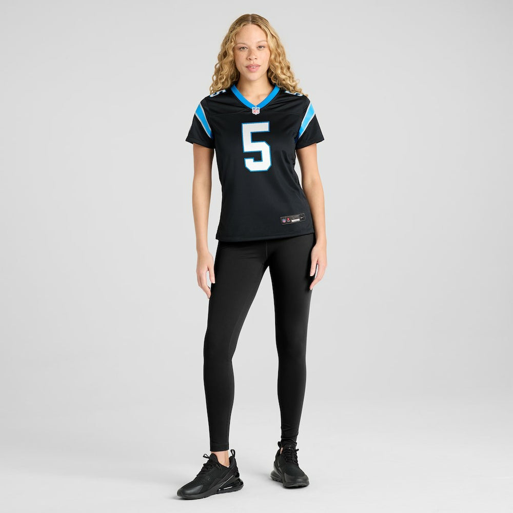 Rico Dowdle Carolina Panthers Women's Team Game Jersey - Black