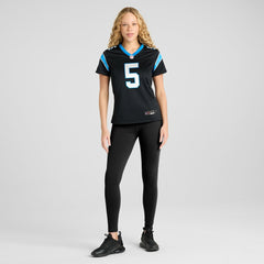 Rico Dowdle Carolina Panthers Women's Team Game Jersey - Black