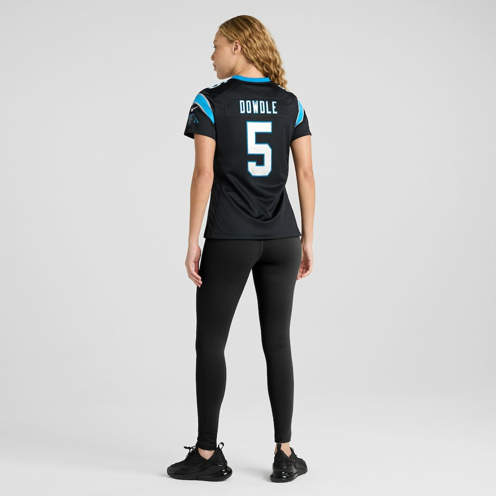 Rico Dowdle Carolina Panthers Women's Team Game Jersey - Black