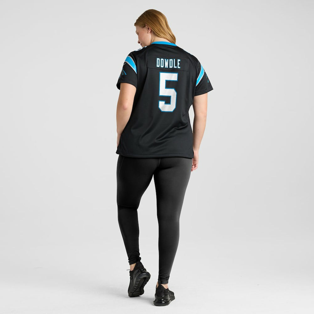 Rico Dowdle Carolina Panthers Women's Team Game Jersey - Black