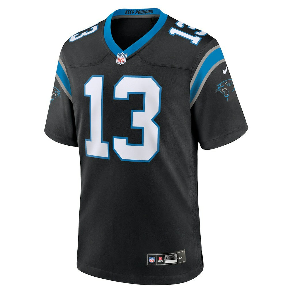 Hunter Renfrow Carolina Panthers Team Game Jersey - Black