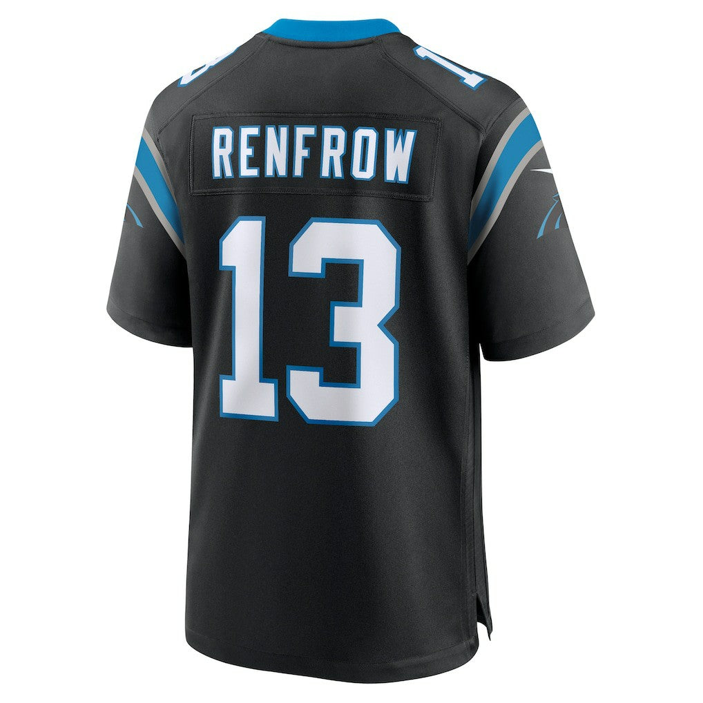 Hunter Renfrow Carolina Panthers Team Game Jersey - Black