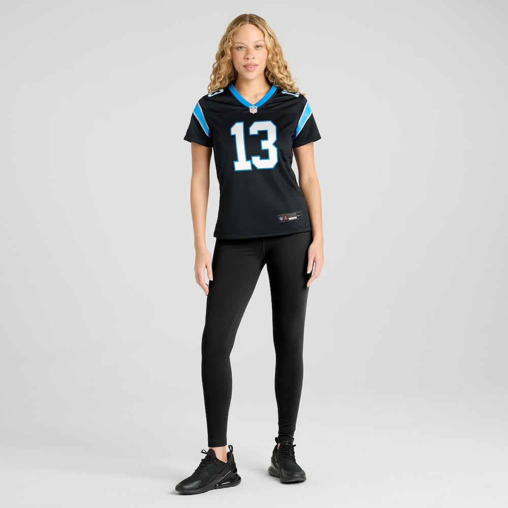 Hunter Renfrow Carolina Panthers Women's Team Game Jersey - Black