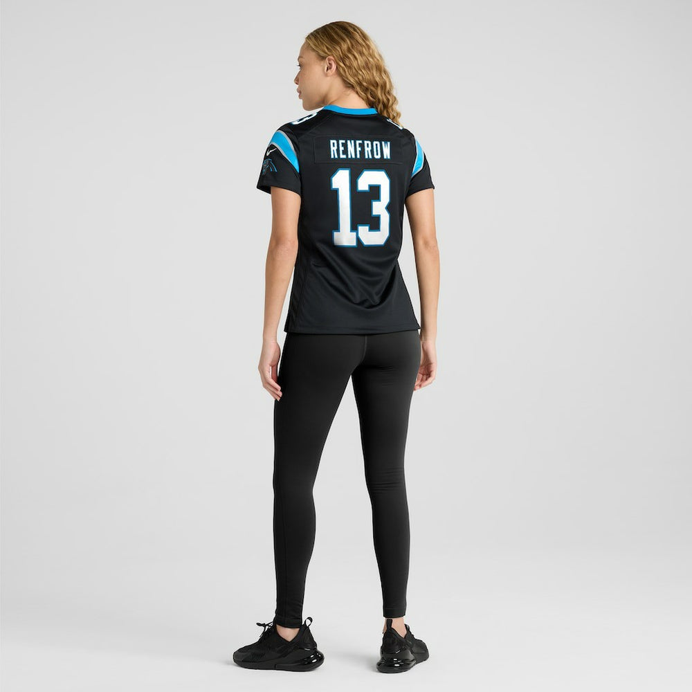 Hunter Renfrow Carolina Panthers Women's Team Game Jersey - Black