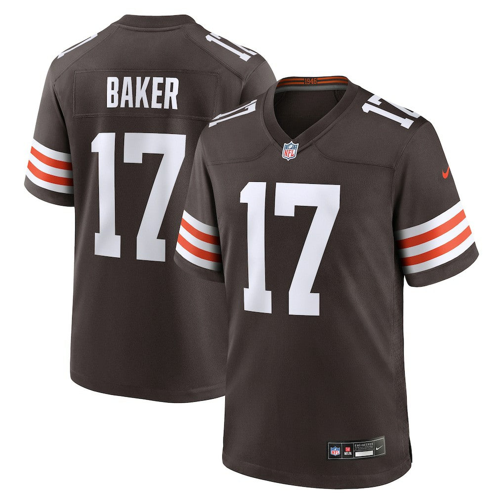 Jerome Baker Cleveland Browns Team Game Jersey - Brown
