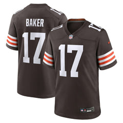 Jerome Baker Cleveland Browns Team Game Jersey - Brown