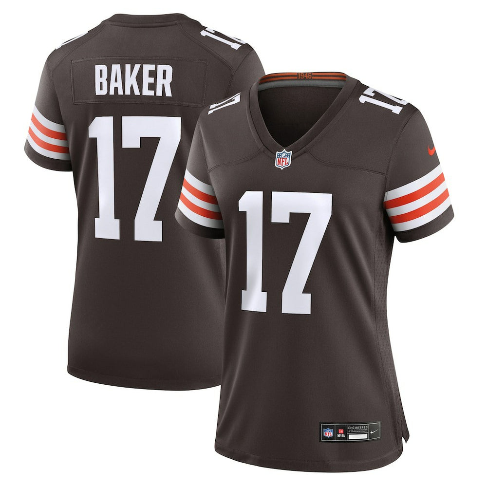 Jerome Baker Cleveland Browns Women's Team Game Jersey - Brown